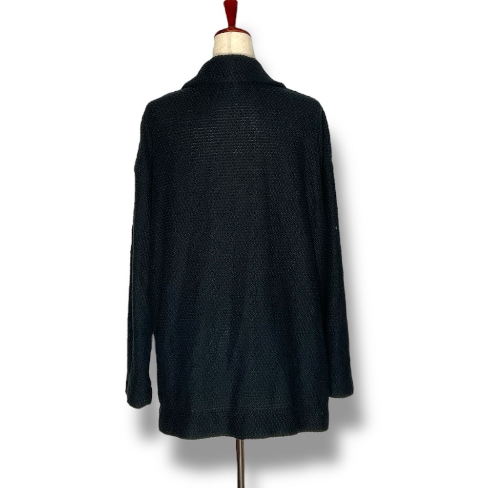 Marine Layer Black Birdseye Knit Sweater Blazer Size XLarge - Picture 4 of 7